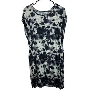 Women's Tie-Dye T-shirt Dress Kavu Size Small Black Outdoor Hiking Athleisure